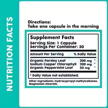 Body Deodorizing Capsules