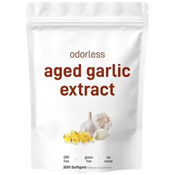 Odorless Aged Garlic Extract Softgels