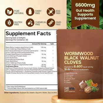 Mugwort and Walnut Capsules