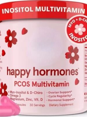 Happy Hormones Support Supplement – Promotes Positive Mood, Calm & Hormonal Balance