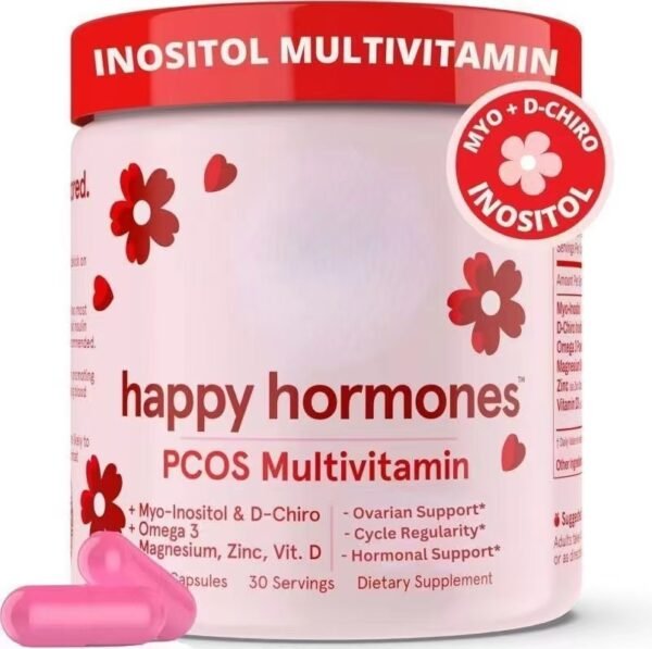 Happy Hormones Support Supplement – Promotes Positive Mood, Calm & Hormonal Balance