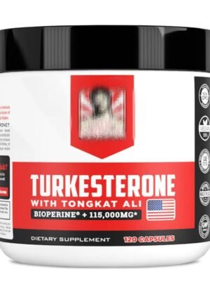 Turkesterone with Tongkat Ali Supplement, 120 Capsules