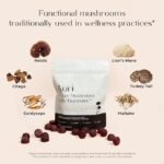 Auri Nutrition Super Mushroom Daily Gummies — All-in-One Functional Gummies with a 12-Mushroom Blend, Including Lion’s Mane, Reishi, Chaga and Cordyceps