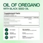 Oregano Oil, 300 Softgels, 6000 mg Oregano Oil with Black Seed Oil for Immune & Digestive Support, Aceite de Oregano with High Carvacrol and Thymoquinone